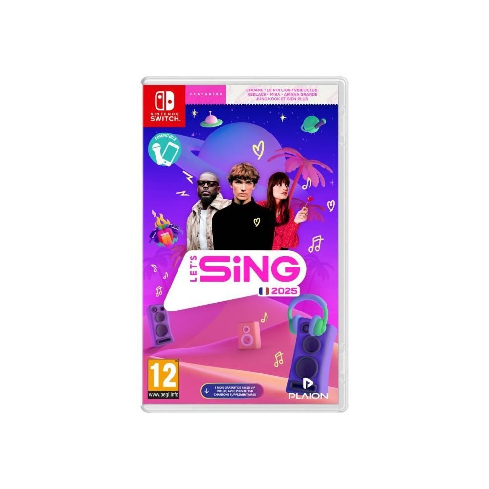 Let's Sing 2025 - Jeu Nintendo Switch