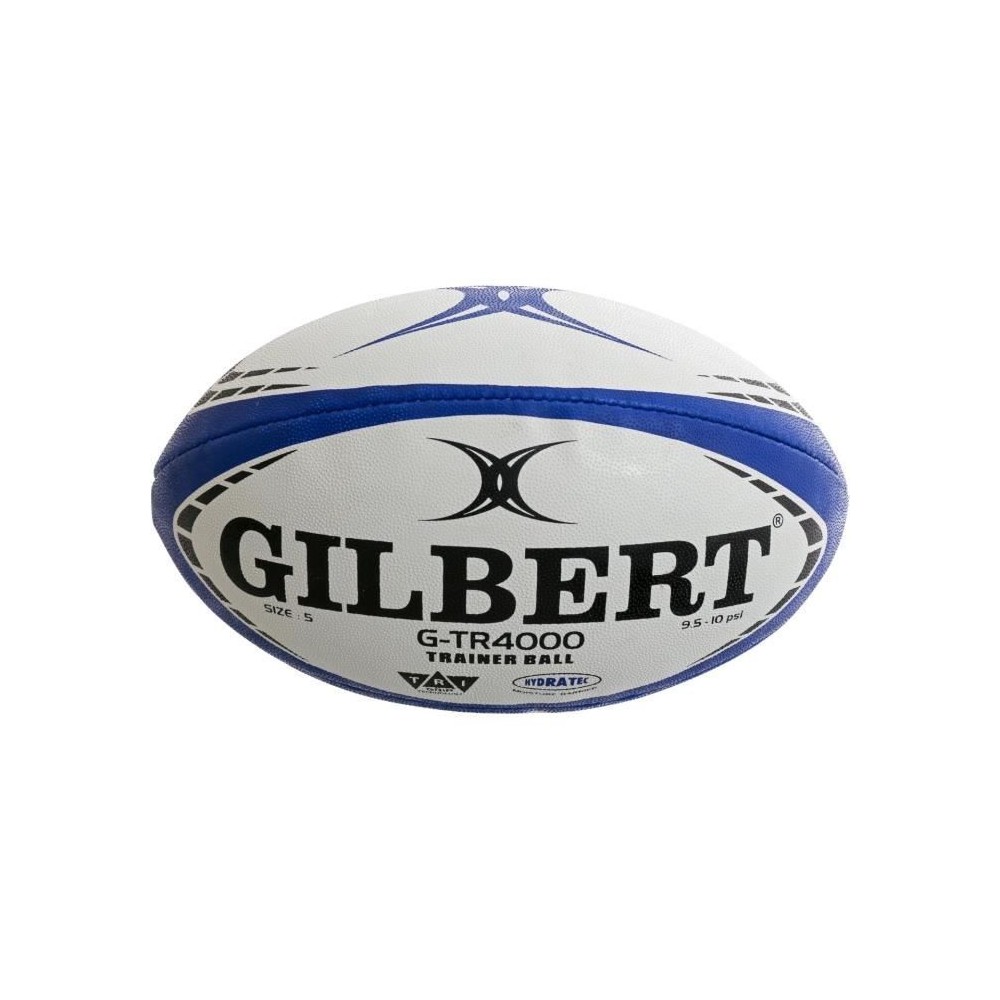 GILBERT Ballon de rugby taille 4 trainer, bleu marine