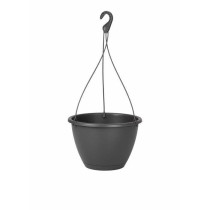 ARTEVASI Pot de fleurs suspendu Algarve - 8 L - 31 x 31 x 20,5 cm - Gr