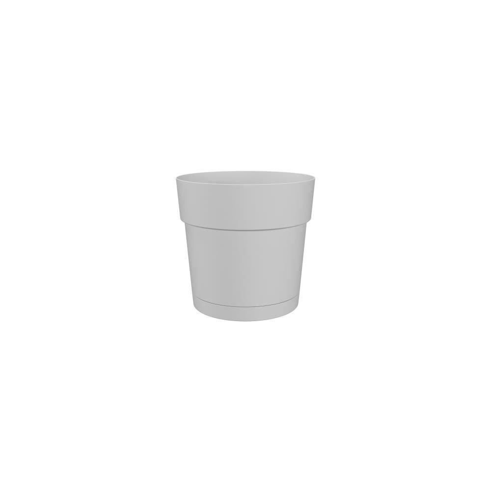 Pot a fleurs et plantes rond CAPRI LARGE - Plastique - Réservoir d'ea