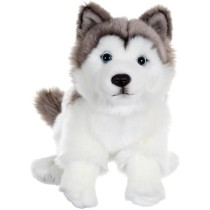 Peluche Chien Husky - GIPSY TOYS - Assis, 25 cm