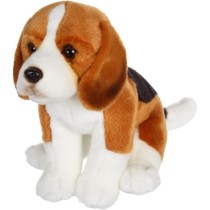 Peluche Chien Beagle - GIPSY TOYS - Assis, 25 cm