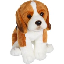 Peluche Chien Beagle - GIPSY TOYS - Assis, 25 cm