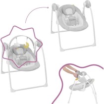 Badabulle Balancelle Electrique Confort - Pliable - Ultra Compact - Ar