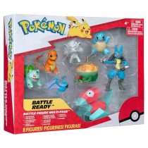 Pack 8 Figurines Pokémon - BANDAI - JW3063 - Multicolore - Battle Pok