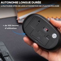 Souris Sans Fil - BLUESTORK - Office 25 - PC/MAC - Noir - Connexion 2.