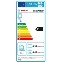 Four pyrolyse Softclose - BOSCH SER6 - HBG579BS3F - Inox - 14 modes de