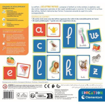 Montessori - Clementoni - Les lettres tactiles - Jeu éducatif pour ap