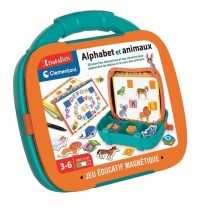 Mallette Lettres & Animaux magnétiques - Clementoni - Des 3 ans - Mul