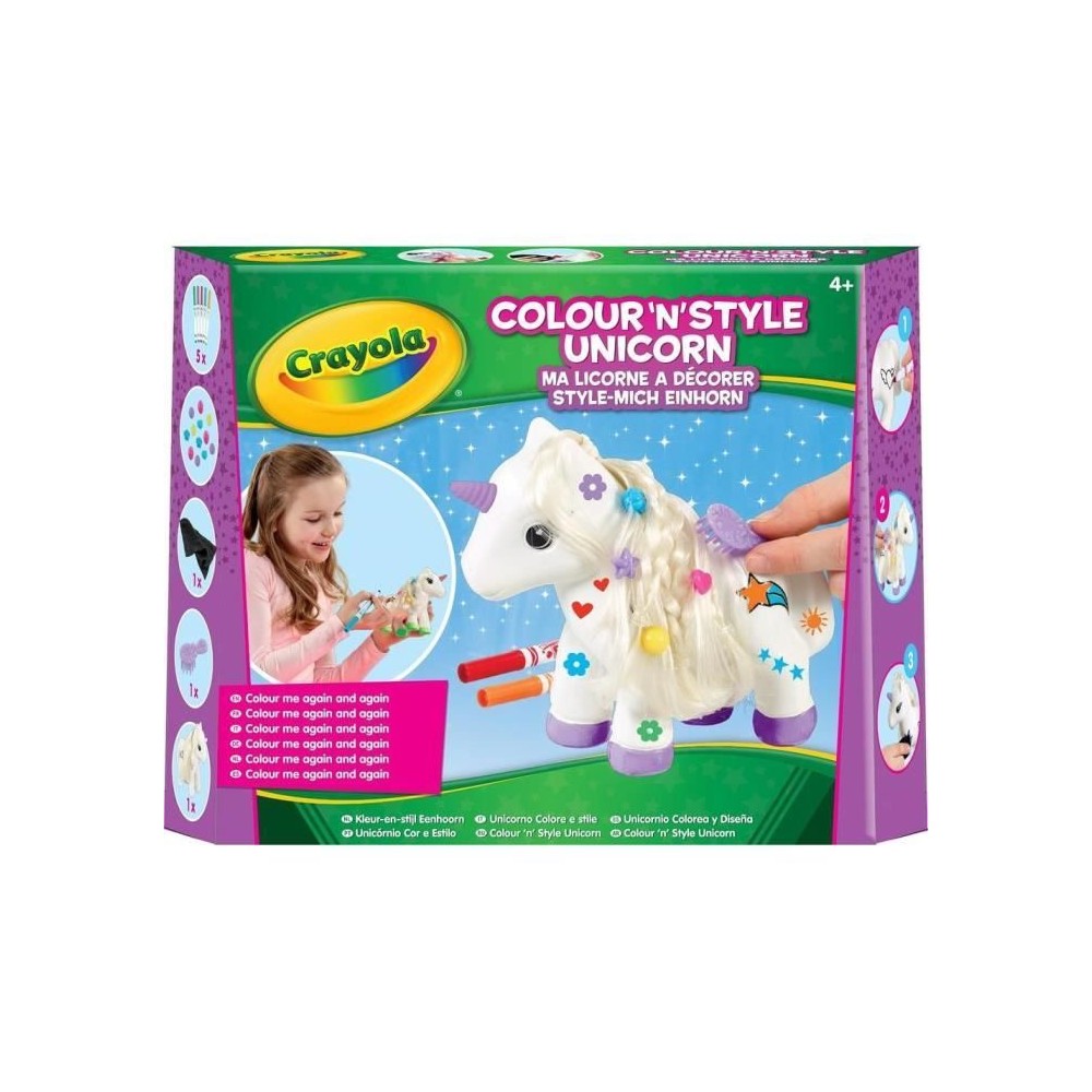 Crayola - Ma licorne a décorer - Fille - Multicolore - A partir de 4