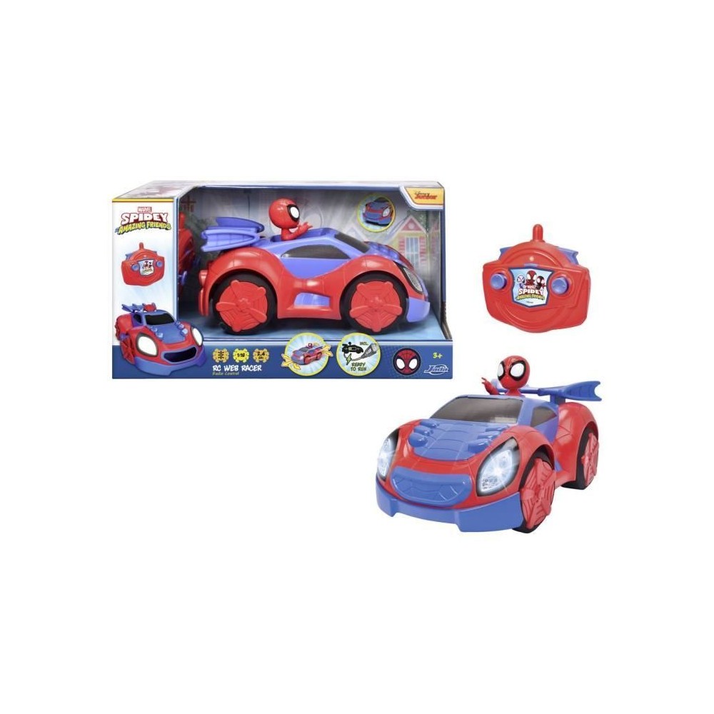 Spidey - Voiture radiocommandée - 27cm - Fonction turbo - Batterie re