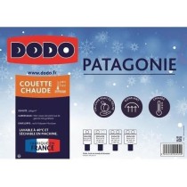 DODO Couette chaude Patagonie blanc - 200x200 cm