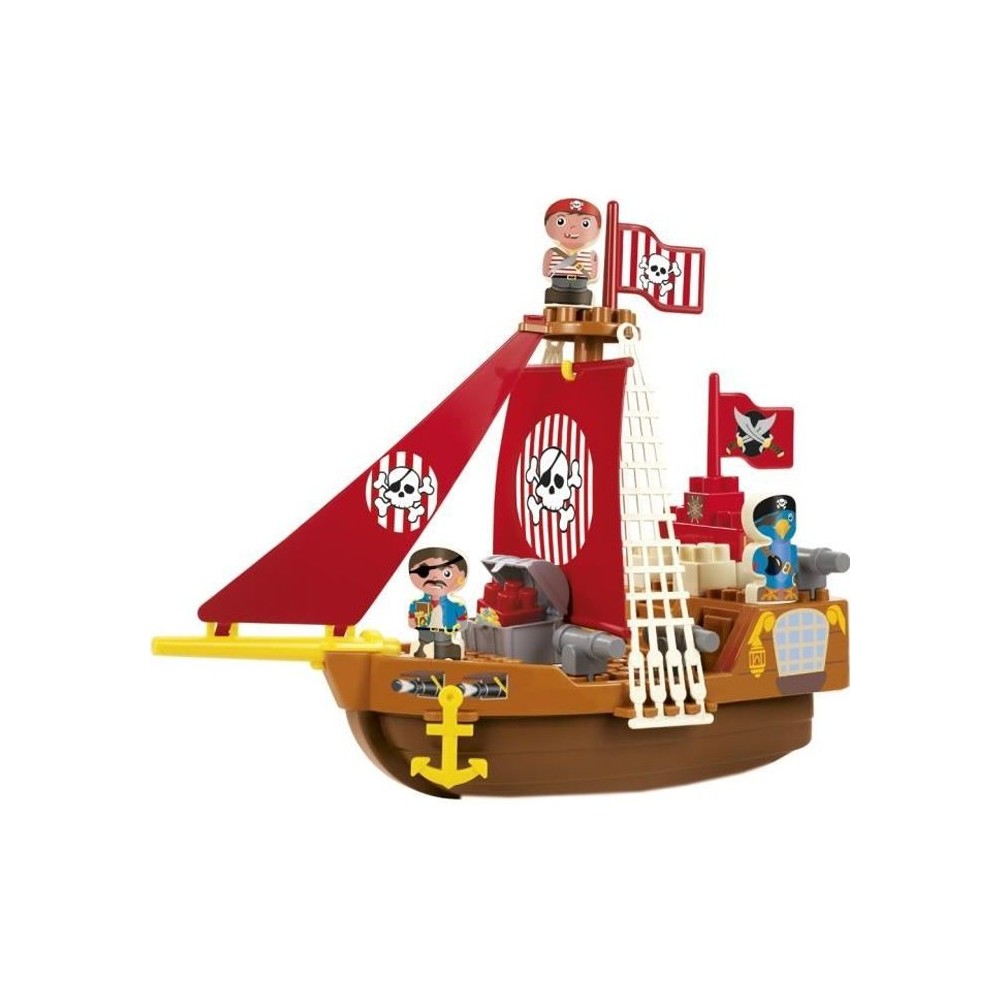 Bateau pirate - Jeu de construction - A partir de 18 mois - ABRICK