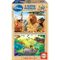 Puzzle en bois Disney - Educa - Animaux - 50 pieces - Pour enfants des