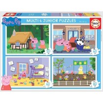 Puzzles progressifs Peppa Pig - EDUCA - MULTI 4 JUNIOR - 50 a 150 piec