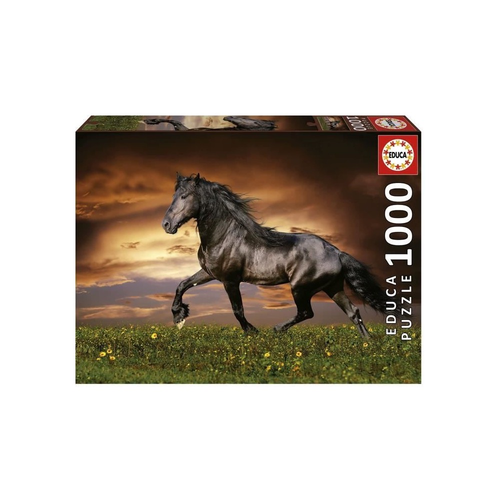 CHEVAL AU TROT - Puzzle de 1000 pieces