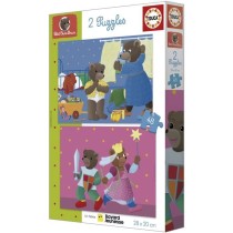 Puzzle - EDUCA - Petit Ours Brun : Ensemble de 2 puzzles de 48 pieces