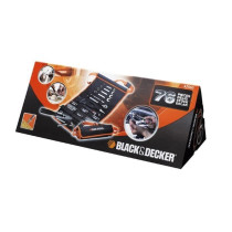 Kit d'outillage (77 pieces) BLACK+DECKER - A7063-QZ (Livré en rangeme