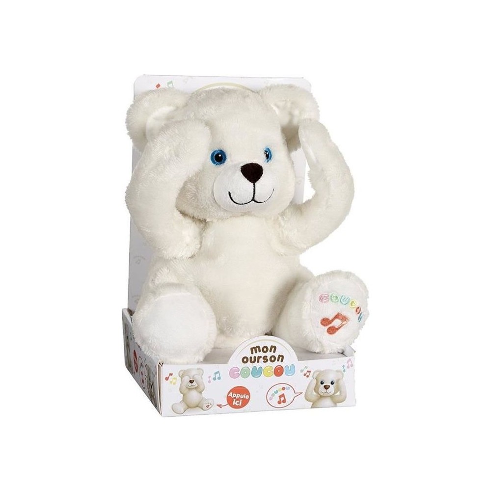 Peluche Ourson Coucou - GIPSY - 25 cm - Mixte - Plush