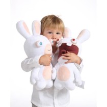 LAPINS CRETINS Peluche 40 cm