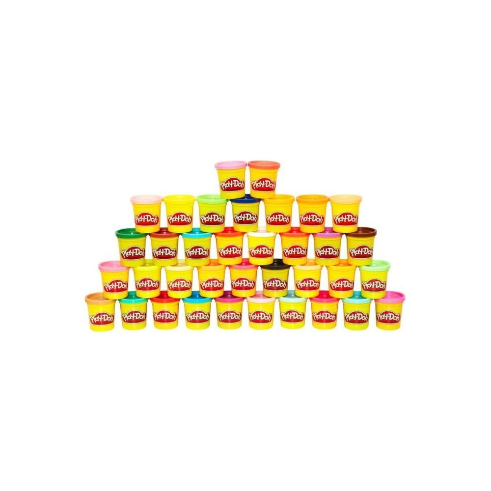 Play-Doh Coffret de 36 pots de 84 g de Pâte a modeler, Couleurs Multi