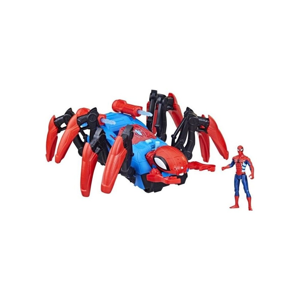 Figurine Spider-Man Véhicule Araignée de combat - Lance de l'eau et