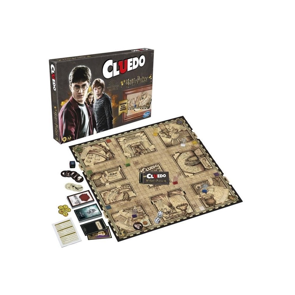 Cluedo Harry Potter, Jeu de Plateau, 5 joueurs, Des 8 ans, Hasbro Gami