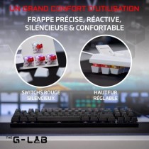 Clavier Gamer - The G-Lab - KEYZ MERCURY TKL - Mécanique (Switch Roug