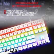 Clavier Gamer - The G-Lab - KEYZ MERCURY TKL - Mécanique (Switch Roug