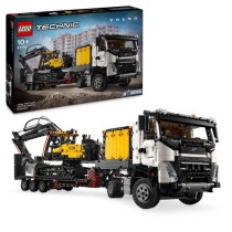 LEGO Technic 42175 Camion Volvo FMX et Pelleteuse Électrique EC230 -