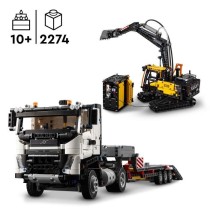 LEGO Technic 42175 Camion Volvo FMX et Pelleteuse Électrique EC230 -