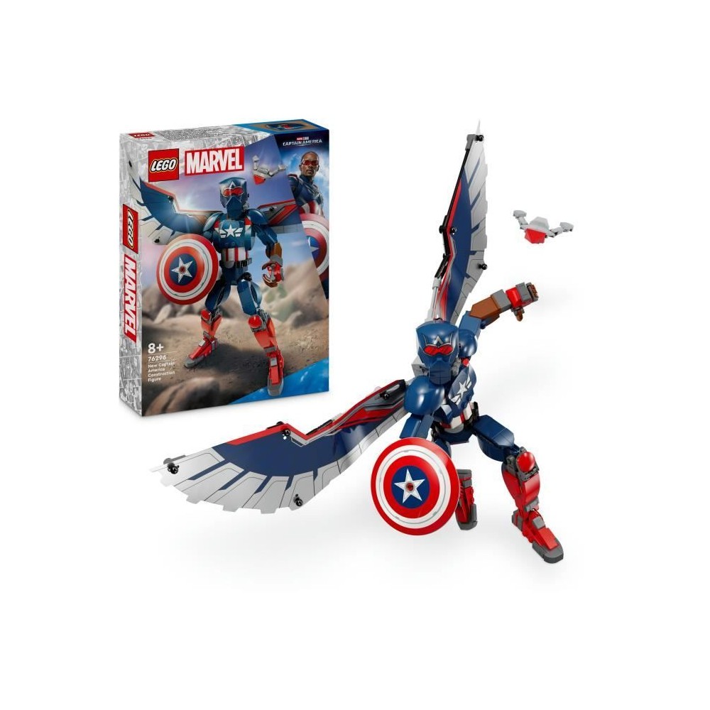 LEGO Marvel 76296 Figurine du nouveau Captain America a construire - J