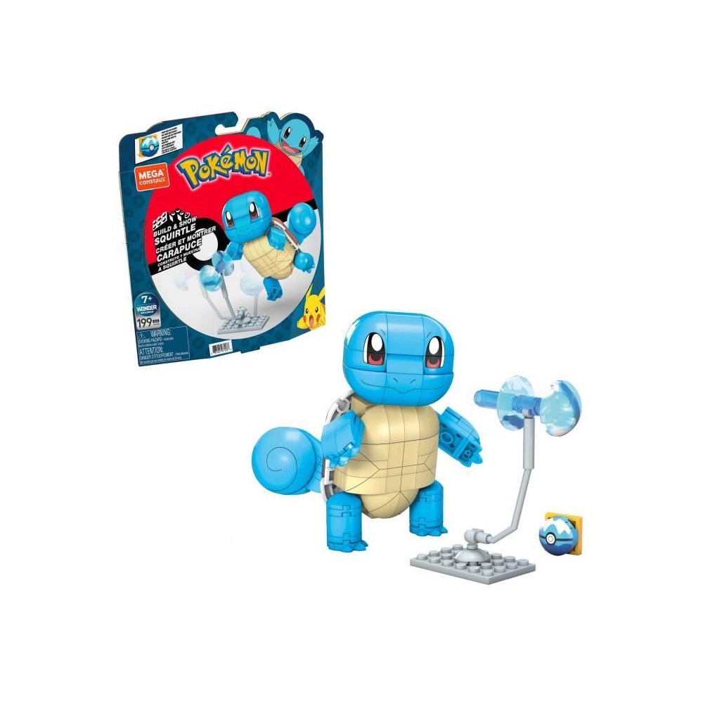 Mega Construx - Pokémon Carapuce a Construire - Jeu de construction -