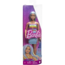 Barbie-Barbie Fashionistas-Poupée cheveux bleus 65eme anniversaire HR