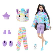 Barbie-Barbie Cutie Reveal-Poupée zebre Reve Coloré avec 10 surpris