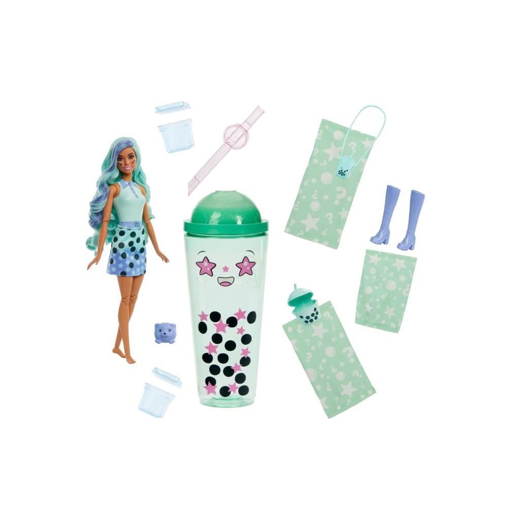 Barbie-Pop Reveal-Poupée parfumée série Bubble Tea avec accessoires