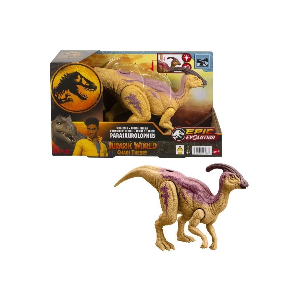 Jurassic World-Parasaurolophus Rugissement Féroce-Figurine articulée