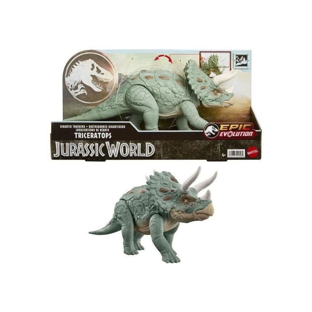 Jurassic World-Tricératops géant-Figurine articulée grande espece H