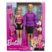 Barbie-Fashionistas-Coffret poupées et accessoires patins a roulettes