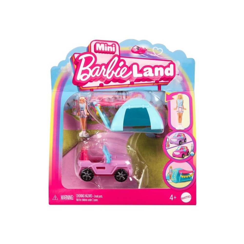 Barbie-Poupée et véhicule Mini BarbieLand-Assortiment HYF38