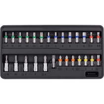 Coffret a clés et douilles CONNEX - 52 pieces - Chrome-vanadium