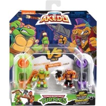 Figurines Tortues Ninja Michelangelo vs Bebop - Akedo - Moose Toys - C