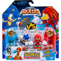 Duo de Figurines Sonic vs Knuckles - MOOSE TOYS - AKEDO - Pack de comb