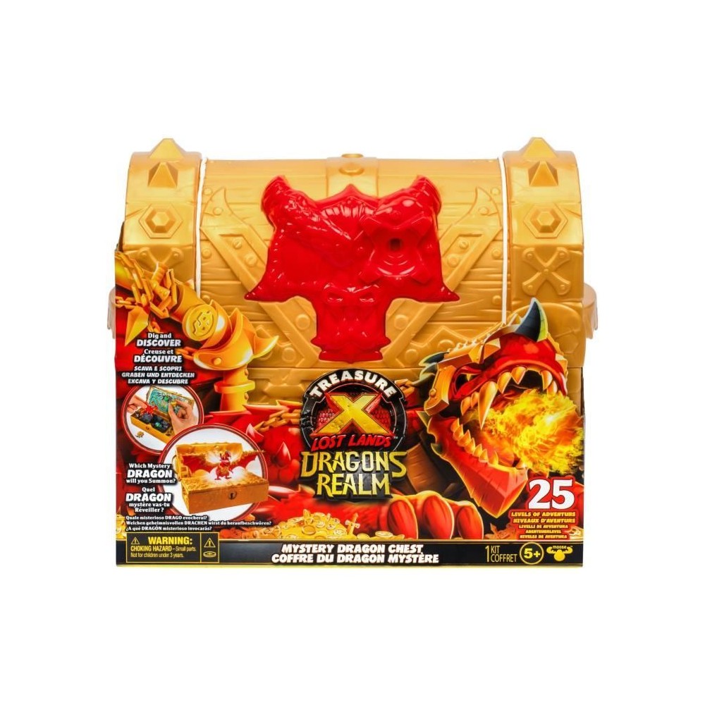 Coffre aux Trésors Dragons Realm - MOOSE TOYS - TRESOR X - Coffre int