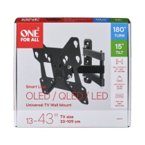 ONE FOR ALL WM2241 Support mural inclinable (15°) et orientable (180