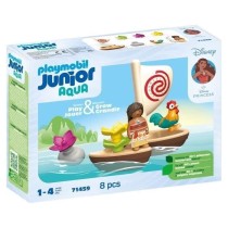 PLAYMOBIL Junior 71459 Vaiana et bateau a voile, Disney, Des 12 mois