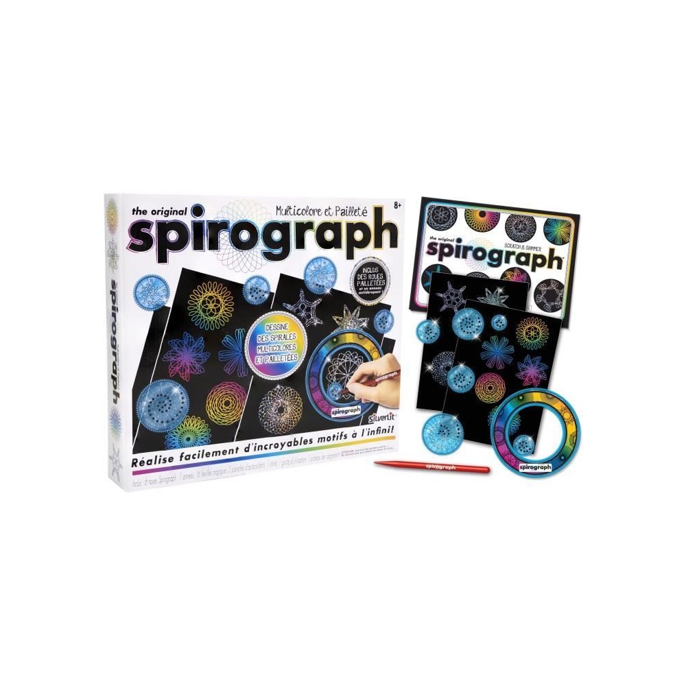 Multicolore et Pailleté - SPIROGRAPH