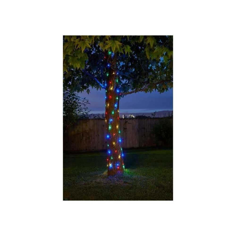 Guirlande solaire d'extérieur Multicolore 100 leds - SMART GARDEN - 1