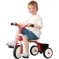 Tricycle - Smoby - Rookie - Cadre et guidon en métal - Confortable et