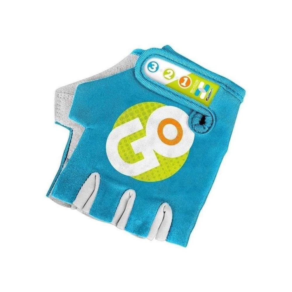 Gants Mitaines pour Enfant - STAMP - Skids Control - Bleu - Protection